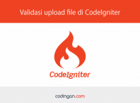 Validasi upload file di CodeIgniter